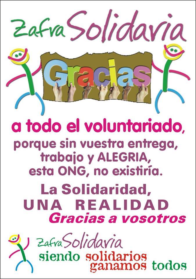 Nuestro agradecimiento a todos los voluntarios