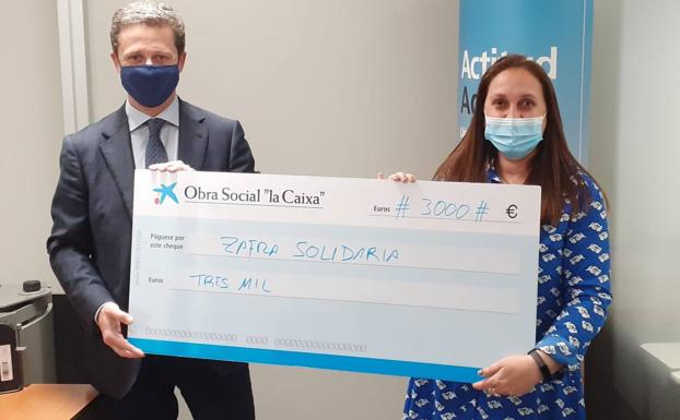 Zafra Solidaria recibe una ayuda de 3.000 euros